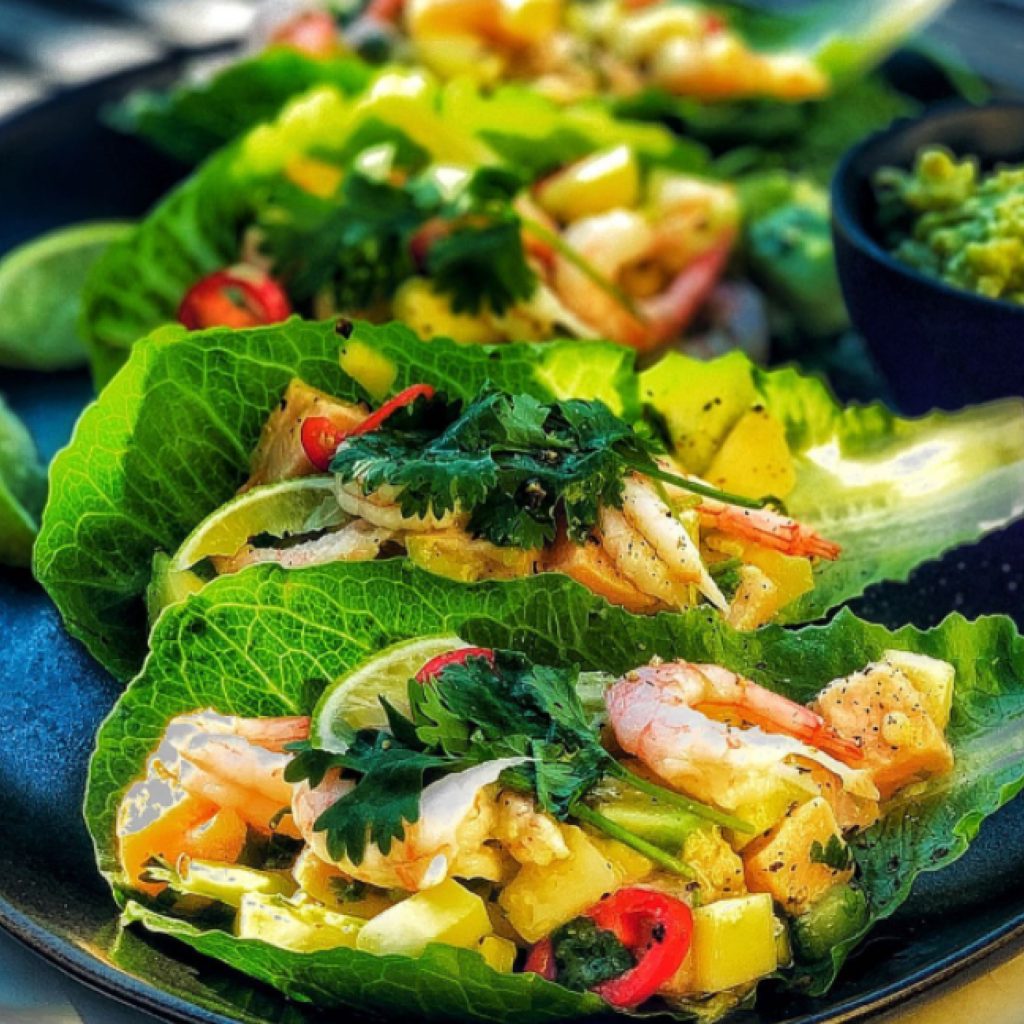 Lax- och räkceviche