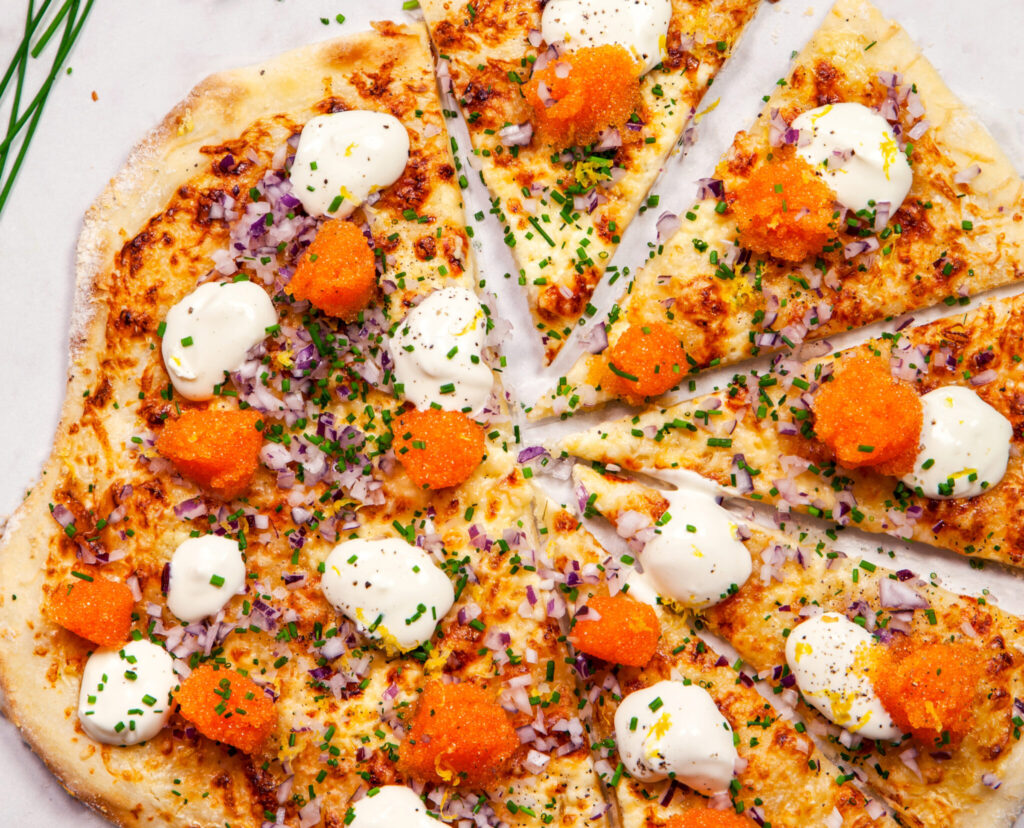 Löjromspizza