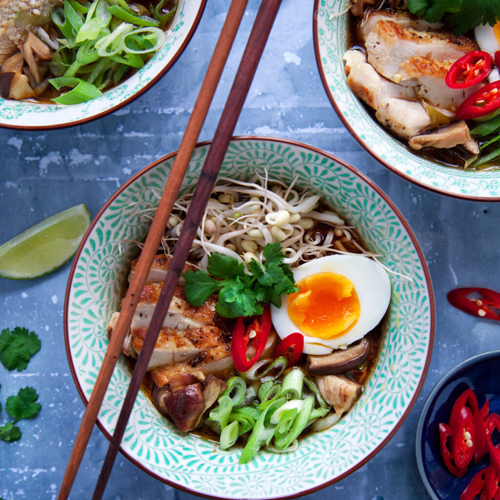 Ramensoppa med kyckling